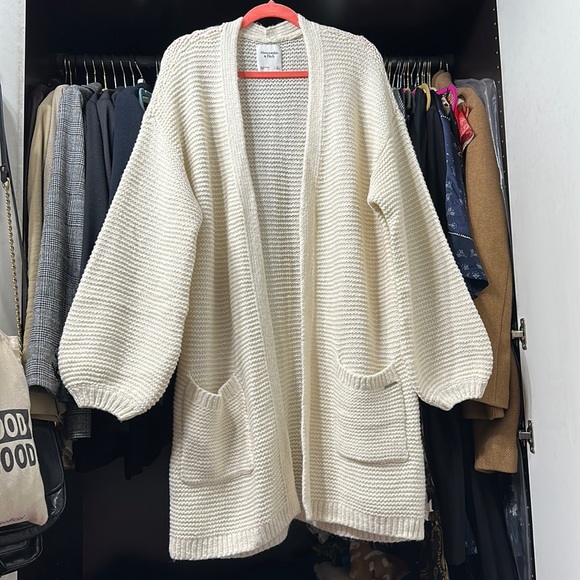 Abercrombie & Fitch Sweaters - Chunky Knit Sweater Duster Cardigan